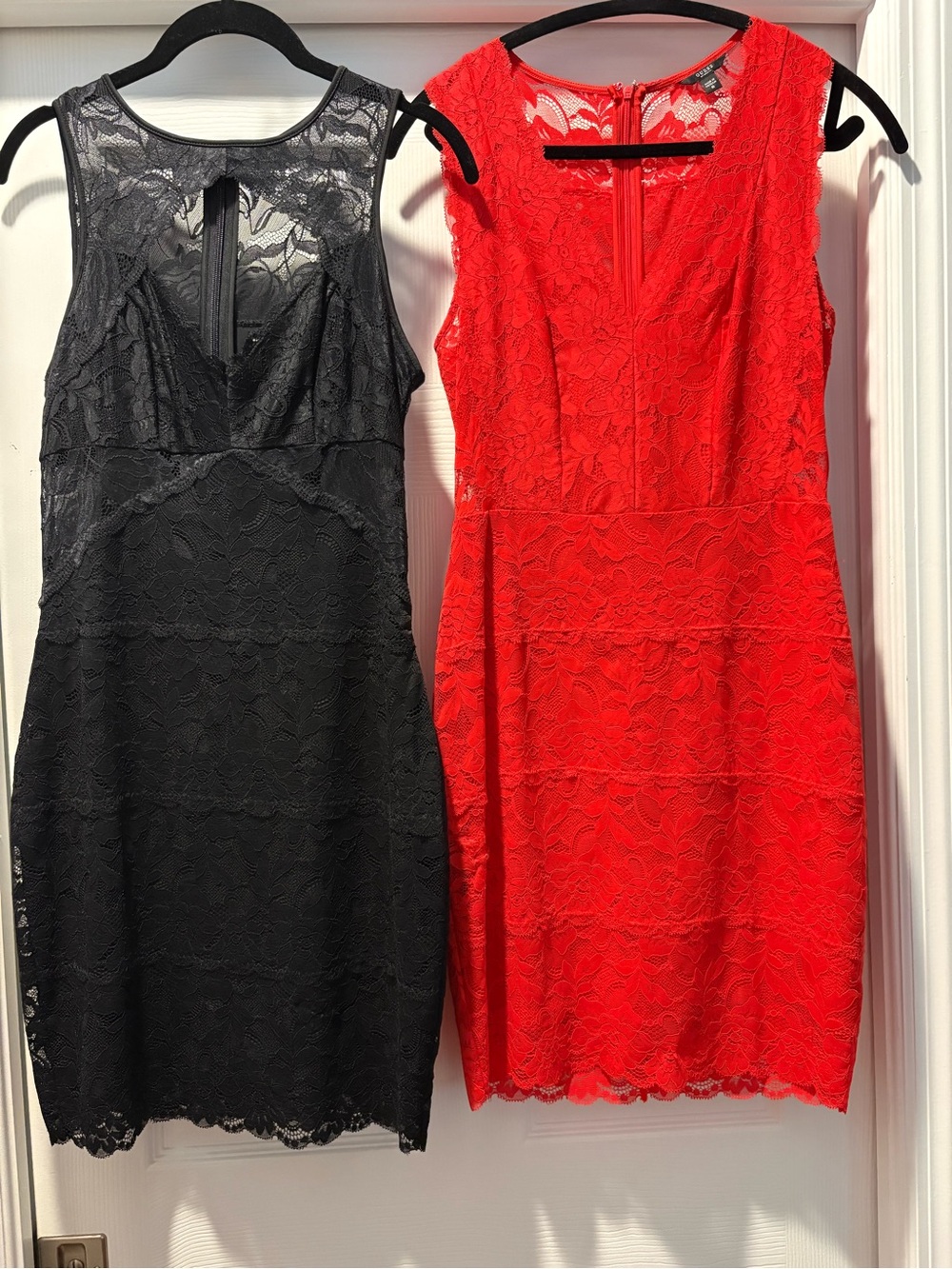 Guess Lace Mini Dress bundle in Black and Red